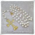 Plastic Rosary Cross Necklace Catholic Rosary (IO-cr240)